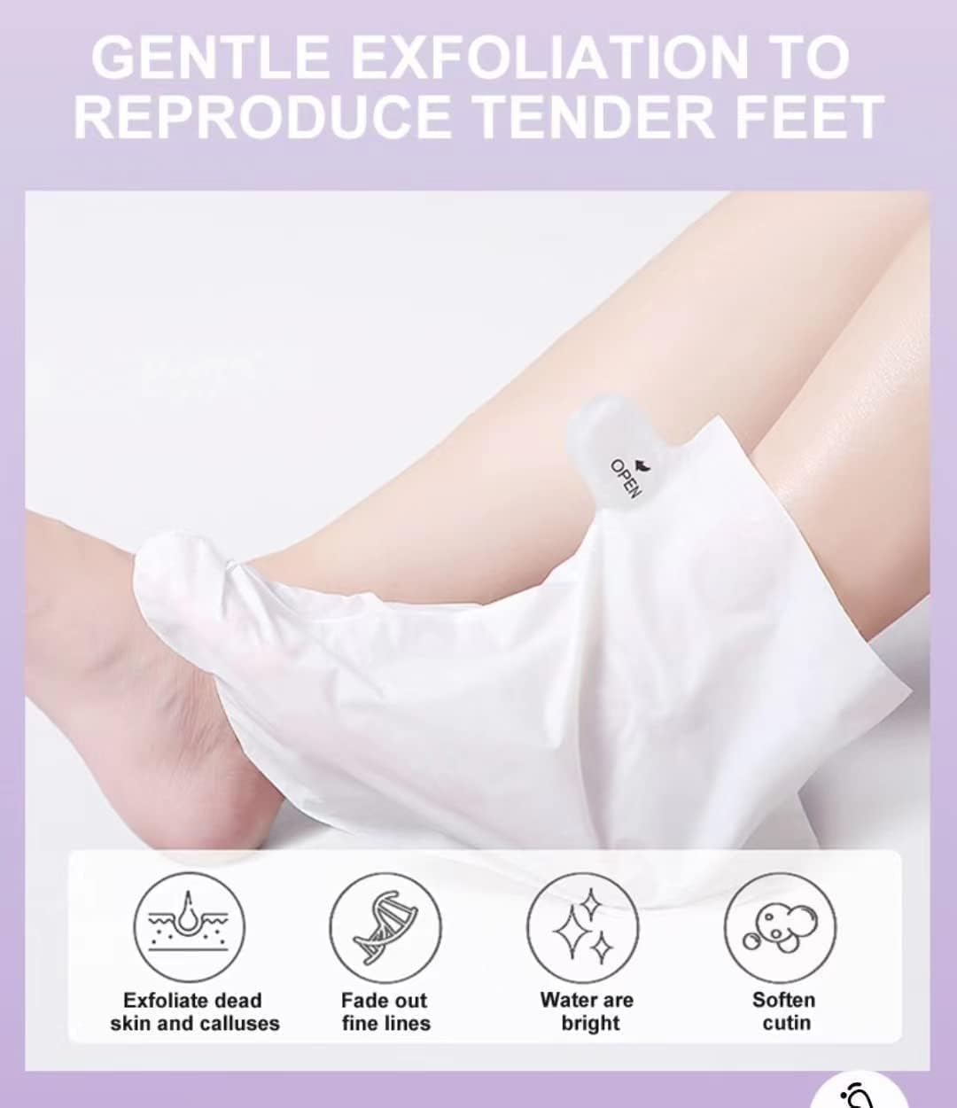 Exfoliating Foot Mask Lavender