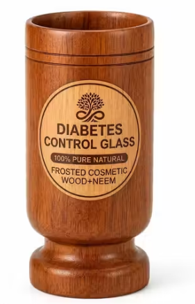 Wooden Neem Ayurvedic Glass for Diabetic Care