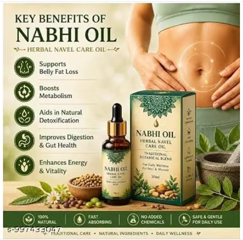 Weight Management and Body Detox Nabhi Oil (100% Ayurvedic)