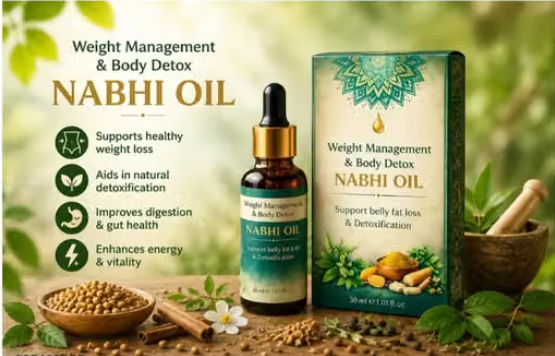 Weight Management and Body Detox Nabhi Oil (100% Ayurvedic)
