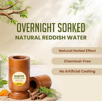 Wooden Neem Ayurvedic Glass for Diabetic Care