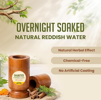 Wooden Neem Ayurvedic Glass for Diabetic Care