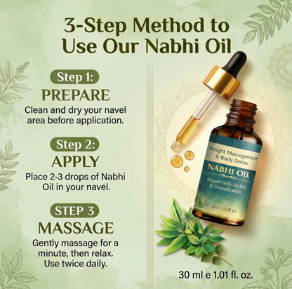 Weight Management and Body Detox Nabhi Oil (100% Ayurvedic)