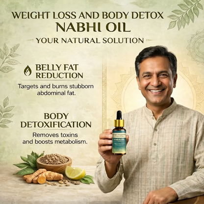 Weight Management and Body Detox Nabhi Oil (100% Ayurvedic)