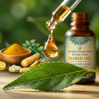 Weight Management and Body Detox Nabhi Oil (100% Ayurvedic)