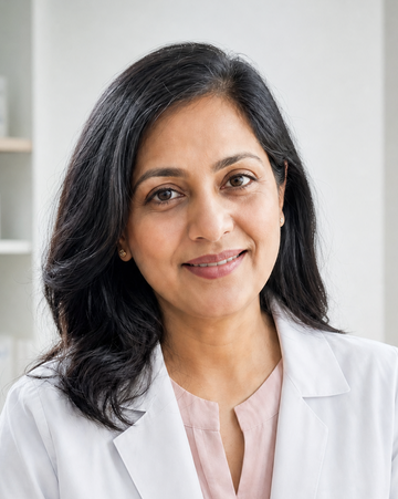 Dr. Meera Sharma — Skincare Specialist - 10 Years)